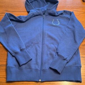 Colts football hooded sweatshirt jacket with bling crystals size medium #182